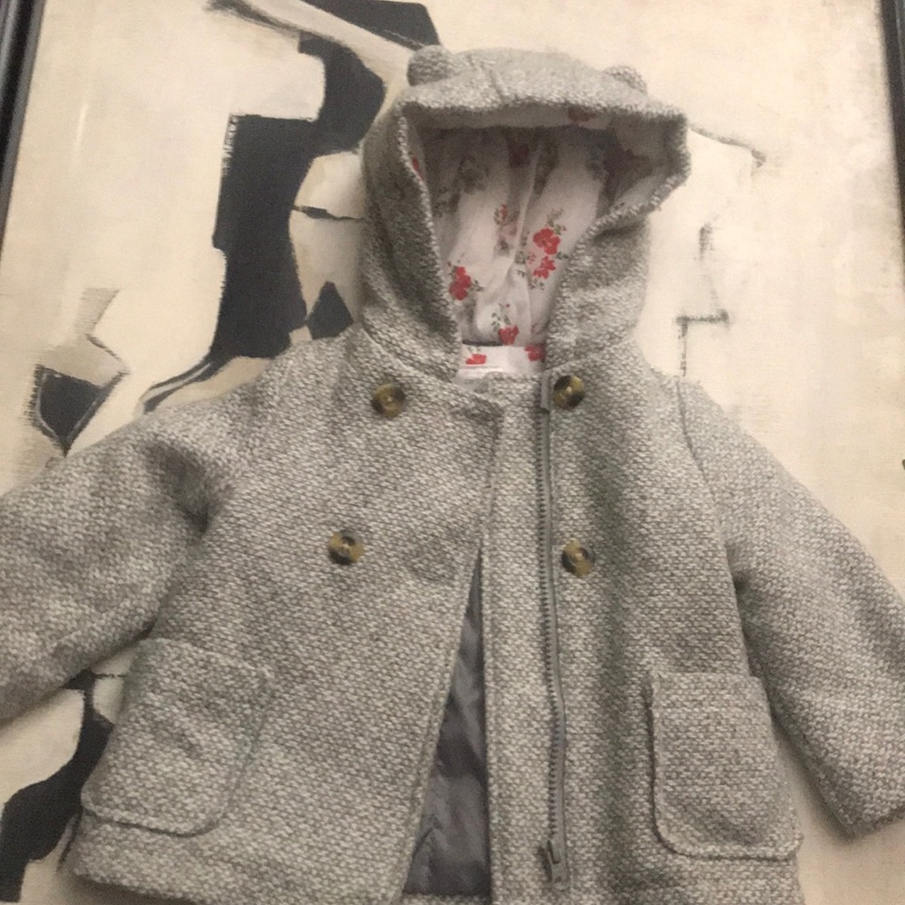 Carter’s Gray Bear Ear Coat